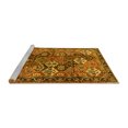 thumbnail image 2 of Ahgly Company Machine Washable Indoor Rectangle Persian Yellow Traditional Area Rugs, 8' x 10', 2 of 4
