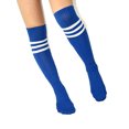 thumbnail image 2 of Striped Knee High Football Socks Soccer Hockey Sport Long Tube Stocking, 2 of 6