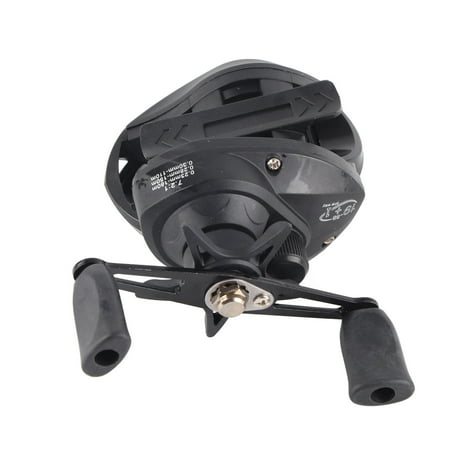 Water Drop Fishing Reel Anti Explosion Nylon Wire Long Casting Enhanced Wheel Tackle Black Right Hand