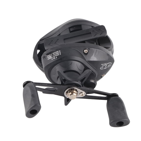 Water Drop Fishing Reel Anti Explosion Nylon Wire Long Casting Fishing Reel Enhanced Wheel Fishing Tackle Black Right Hand