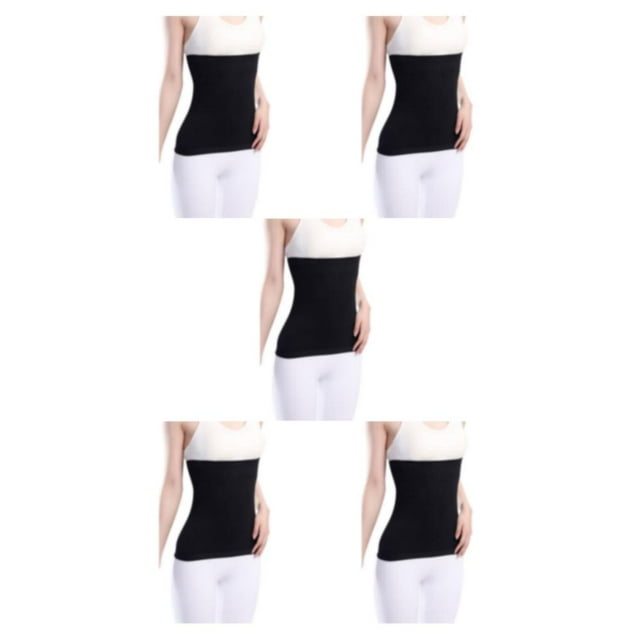 Breathable And Moisture Absorbing Waist Back Support For Added Comfort Skin black M 5Set