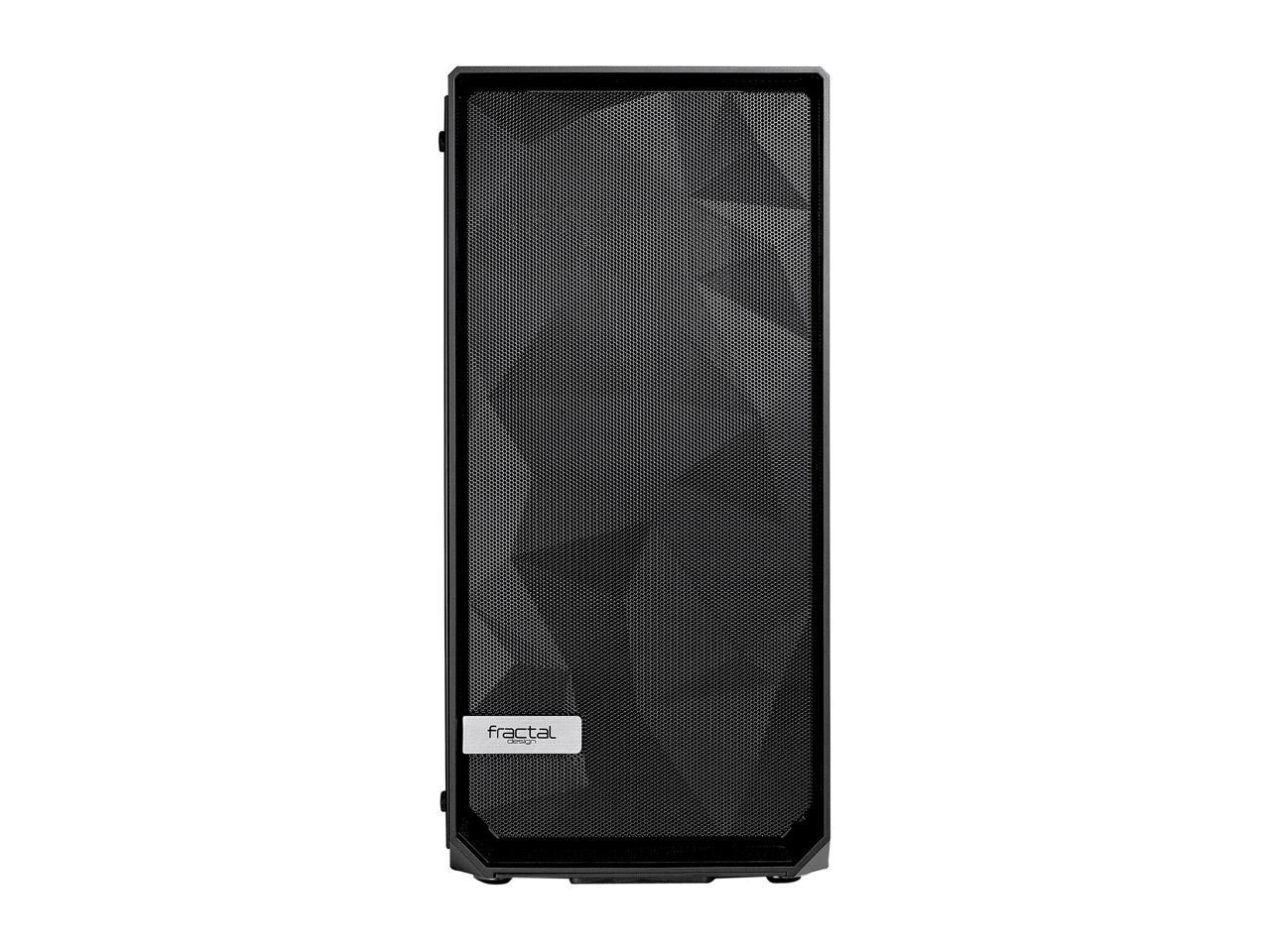 Fractal Design Meshify C Black ATX High-Airflow Compact Light Tint Tempered Glass Mid Tower Computer Case - image 3 of 20