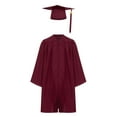 thumbnail image 1 of LiiYii Robe de Collation des Grades pour Enfants avec Pompon Uniforme Scolaire Rouge Foncé 21, 1 of 7