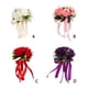 thumbnail image 2 of Ramo de Dama de Honor Inteprter Rosa Artificial con Cinta de Seda HA083775-01, 2 of 6
