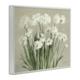thumbnail image 4 of Stupell Industries Snowy Floral Paperwhites Botanical & Floral Painting White Framed Art Print Wall Art, 20 x 16, 4 of 10