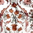 thumbnail image 5 of Sweet Jojo Designs Boho Floral Wildflower Rust Orange and Ivory Girl Decorative Satin Pillowcases, 5 of 6