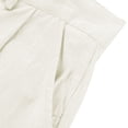 thumbnail image 6 of Mifsaly Mens Cotton Linen Pants Lightweight Straight Leg Summer Beach Pant Pleated Front Vacation Travel Business Casual Trousers with Pockets S, 6 of 6