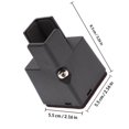 thumbnail image 2 of ETHZZLE 4pcs Bed Risers Adjustable Frame Riser Black Heavy Duty ABS For Homeowners, 2 of 8