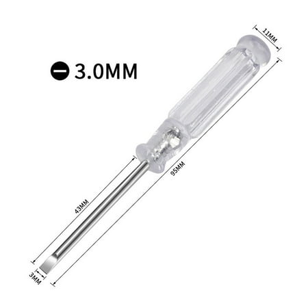 

Mduoduo 3.74 inch Small Screwdriver Repair Tool Slotted Cross Screwdrivers 1 Pcs