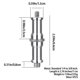 thumbnail image 1 of Adaptador de tornillo roscado, convertidor macho de Metal estándar de 1/4 a 3/8 pulgadas, 5 uds., 1 of 4