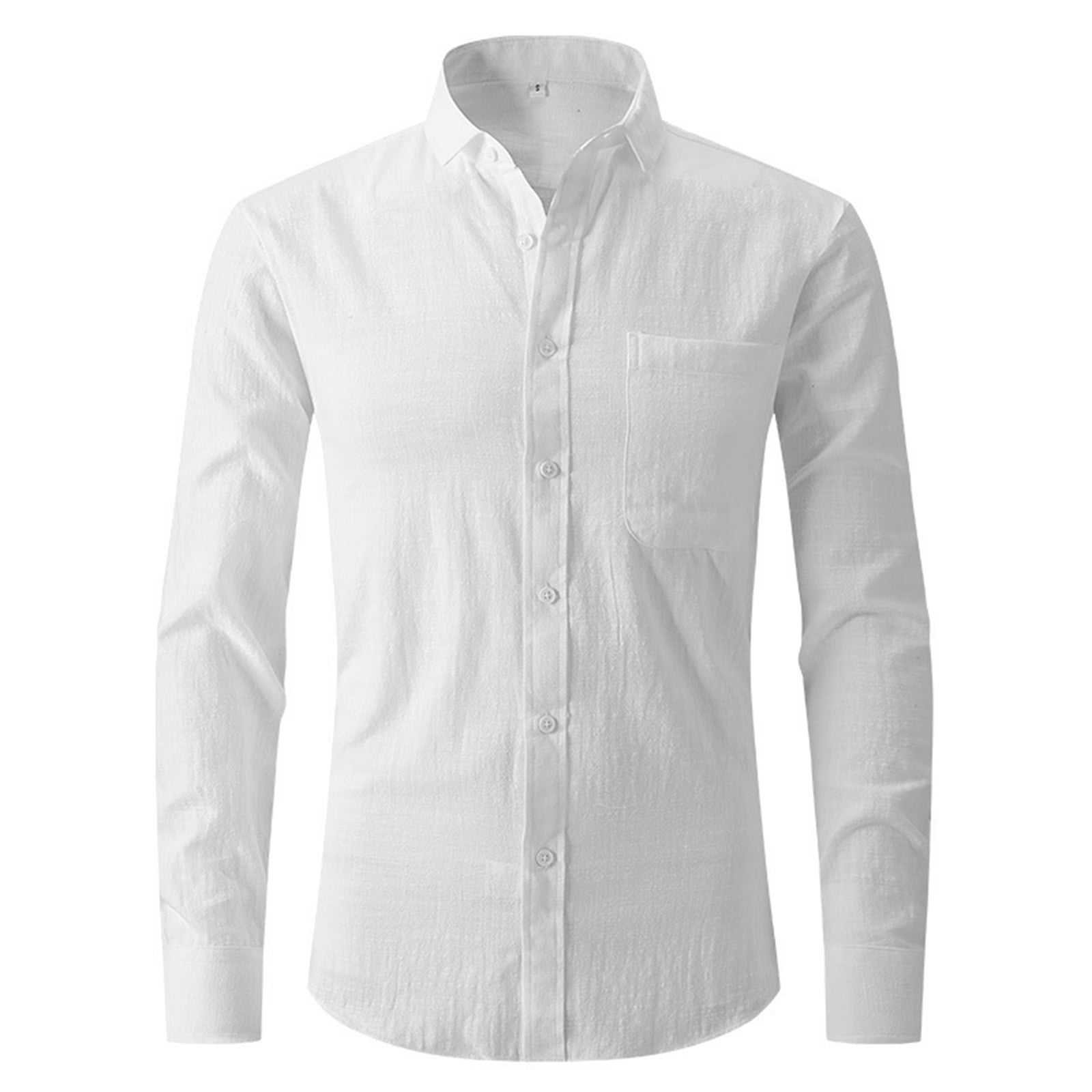 Flannel shirt for men Elastic Shirt Men's Long Sleeve Shirt Men's Top ...