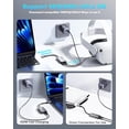 thumbnail image 3 of Xreal Hub Adapter, USB C to AR Glasses and Charging Adapter, Charge and Play, 4K@60Hz & 100W Fast Charging for iPhone 17/16/15, Samsung S26, ROG Ally, Steam Deck, Nintendo Switch, Rokid, 3 of 7