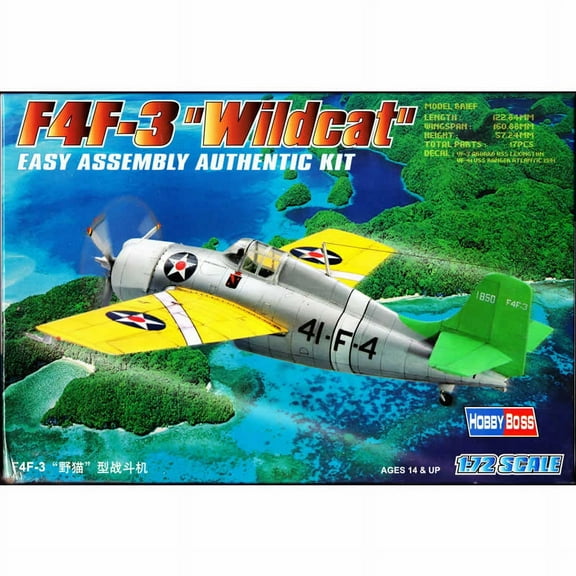 Hobby Boss F4F-3 Wildcat Airplane Model Building Kit