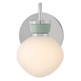 thumbnail image 2 of Lark 85590LCB-SF Lucy 10" Tall Led Bathroom Sconce - Lacquered Brass / Seafoam, 2 of 6