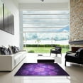 thumbnail image 6 of Ahgly Company Indoor Rectangle Patterned Purple Monster Purple Area Rugs, 2' x 3', 6 of 6