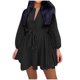 thumbnail image 1 of Vestido de estilo básico corto casual suelto de manga larga de color sólido para mujer Pompotops hdfakjf4213, 1 of 7