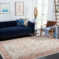 thumbnail image 2 of SAFAVIEH Valencia Renae Medallion Polyester Area Rug, Ivory/Rust, 8' x 10', 2 of 8