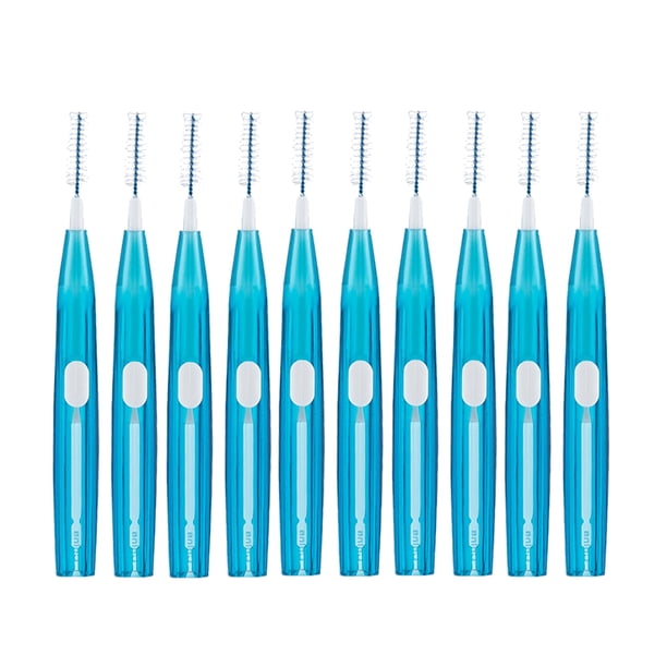10 cepillos de limpieza de ortodoncia, cepillos interdentales, cepillos de cuidado dental para el hogar y el hospital dental.