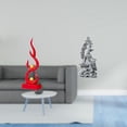 thumbnail image 2 of Escultura abstracta de fuego,Estatua de arte abstracto para decoración del hogar,Escultura de fuego moderna,coleccionable,regalo,Estatua de Guan Yin,Estatua de Guan Yin para decoración del, 2 of 8