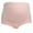 Pink, variant on Maternity Over Bump Panties Cotton Plus Size Pregnancy Panties High Waist Postpartum Support Briefs