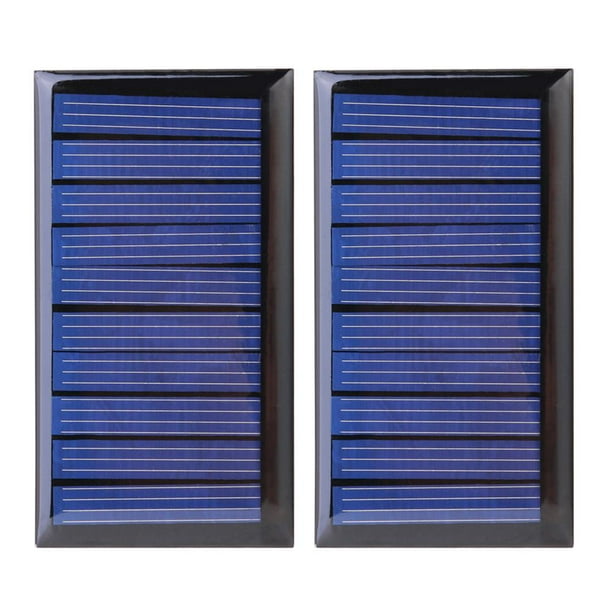 Panel Solar 0 3 W 5 V 60 MA Tablero Epoxi Batería Recargable 3 7 V Panel Solar 68*37 MM (2 Piezas)