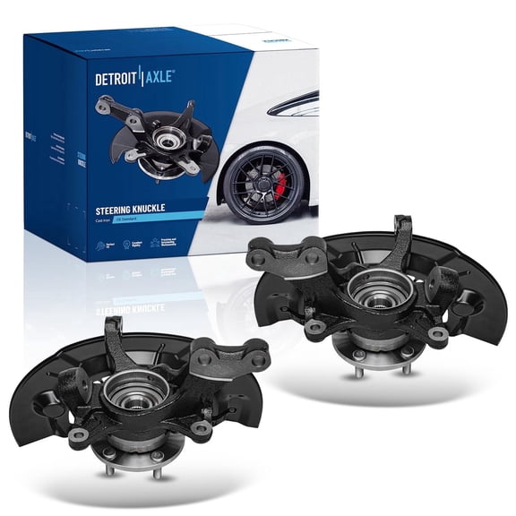 Detroit Axle - Front 2pc Steering Knuckles for 2013 2014 2015 2016 Toyota Avalon, Steering Knuckles & Wheel Bearing Hubs Assembly Replacement