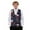 Sloth Colorful Lights, variant on Yuyamidu Snowman Men's V-Neck Suit Vests Size 2XL Colorful Lights Formal Slim Fit Business Dress Vest Waistcoat with 3 Pockets for Suit or Tuxedo, Red Christmas