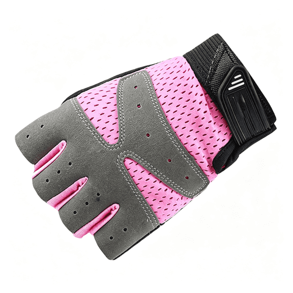 BESTSKY Girls Fingerless Bike Gloves, Sport Gloves for 5-12 Year Girls Monkey Bars Rock Climbing Cycling Biking Fishing Kids Bike Gloves Ages 5-8