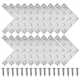 thumbnail image 3 of Miangastore Heavy Duty Right Angle Bracket Stainless Steel 20Pcs 3.14X3.14X0.04In, 3 of 8