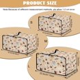 thumbnail image 7 of Renewold Kitchen Appliance Cover for Toaster Oven Microwave Oven Air Fryer, with Storage Pockets Dust Protection Easy Clean Kitchen Accessories, 22.5 x 18.5 x 13 Inches, Coffee Ice Cream, 7 of 7