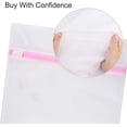 thumbnail image 5 of Goodwill Mesh Laundry Bags for Delicates and Lingerie, Clothes Washing Bags for Blouse, Tights, Hosiery, Underwear, Bra Underwear, Travel Laundry Bag (7 Pack, White), 5 of 6