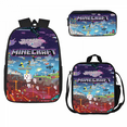 thumbnail image 3 of Mon Monde Amusant Sac d'École Ensemble Trois Pièces, Sac à Dos Ajustable Unisexe-Week, 3 of 4