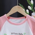 thumbnail image 5 of TOWED22 Boy's Graphic Tops Short Sleeve Crew Neck Print T-Shirts Casual Tees for Summer Play(Pink,6-8 M), 5 of 8