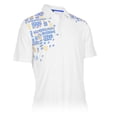 thumbnail image 1 of Monterey Club Men's Pixel Element Print Contrast Golf Polo Shirt #1530, 1 of 2