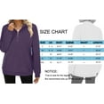 thumbnail image 5 of MOSHU Polar Fleece Sweatshirts for Women Quarter Zip Long Sleeve Tops Pullover Womens Sweatshirts, 5 of 9