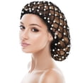 thumbnail image 4 of Hair Snood MTLEE, tejido a ganchillo con malla de perlas y rayón, 2 unidades, 4 of 7