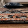 thumbnail image 5 of SAFAVIEH Classic Vintage Serrena Oriental Polyester Area Rug, Black/Rust, 6' x 9', 5 of 11