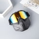 thumbnail image 4 of Máscara de esquí transpirable, gafas aislantes para exteriores, a prueba de viento, protección UV, equipo de esquí moderno, para deportes de nieve, rendimiento en todas las estaciones, tela, 4 of 7