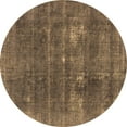 thumbnail image 1 of Ahgly Company Indoor Round Oriental Brown Industrial Area Rugs, 3' Round, 1 of 4