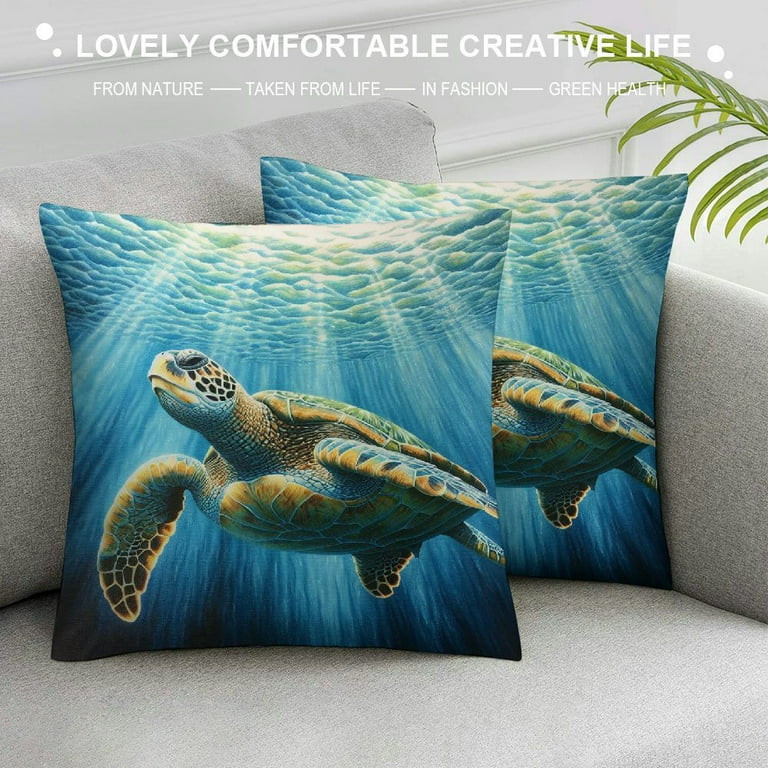 Ocean teal texture outdoor lumbar throw pillow hotsell
