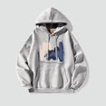 thumbnail image 4 of Nueva sudadera con capucha informal de moda para primavera y otoño para hombres y mujeres, sudadera con capucha con estampado simple, suelto y transpirable, ropa k pop, 4 of 4