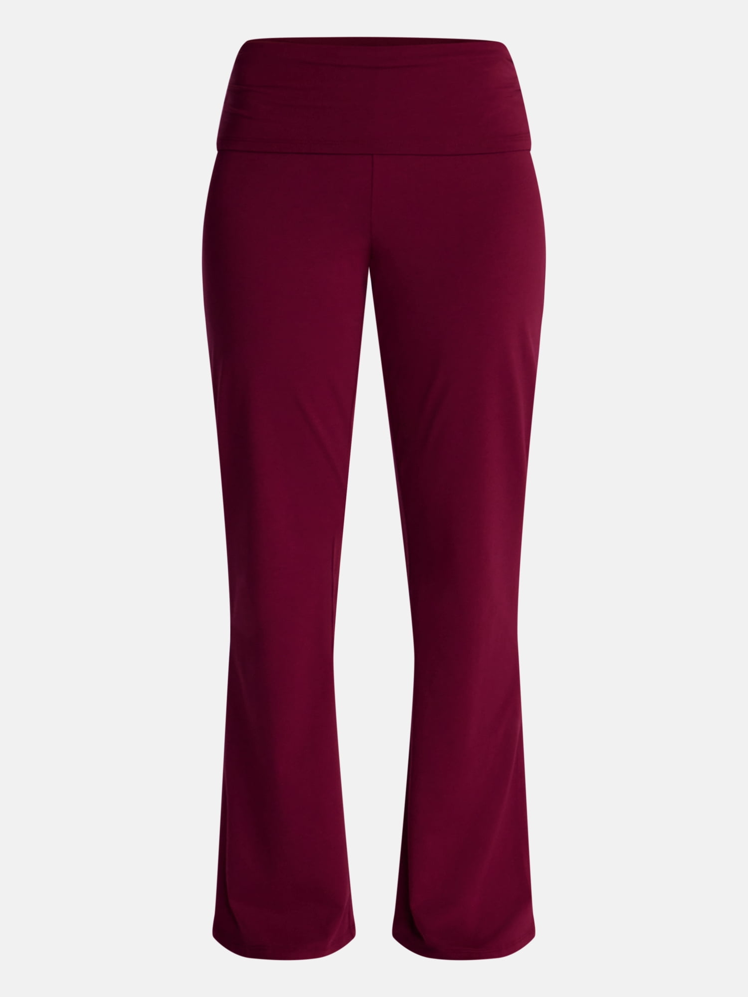No Boundaries Cotton Blend Jersey Sleep Foldover Pants, 31'' Inseam, Women’s XXS-3X