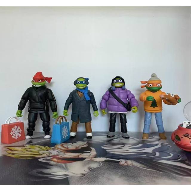 Mutant s Leo and Nardo Mikey and Mark Donand Danny Raph and Ralph Theatrical Short Action Figure Collection