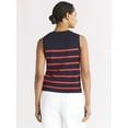 thumbnail image 3 of Free Assembly Women's Sleeveless Cardigan Sweater, Lightweight, Size XS-2XL, 3 of 5