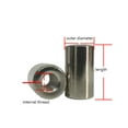 thumbnail image 2 of 10 Pcs Carbon Steel -Plated Nickel -Plated Sleeve Nut Connection Rod M8X16X20mm., 2 of 5