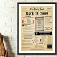 thumbnail image 2 of 20th Birthday Party Decor Poster 15 Years Ago Back In 2009, 2 of 5