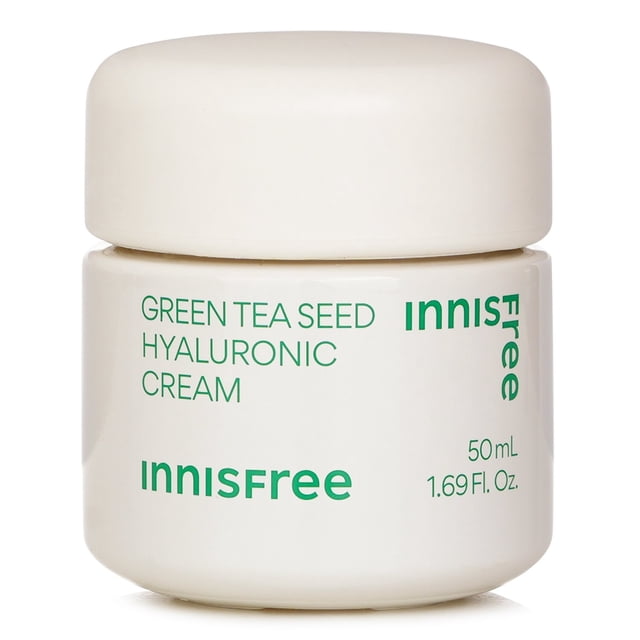Crema Hidratante Innisfree con semillas de té verde hialurónico 50 ml