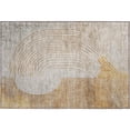 thumbnail image 2 of Addison Rugs Mayfield Premium Machine Washable Transitional Geometric Gold Rectangle Rug, 1'8" x 2'6", 2 of 6