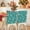 Teal, Seafoam, Celadon, Gold, variant on Blue Christmas Chair Back Covers, Xmas Yellow White Snowflakes Winter Removable Chair Covers for Dining Chairs Set of 4, Washable Chairs Slipcovers Back Seat Protector for Holiday Party 19"x20"