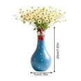 thumbnail image 2 of Whimsical Chicken Flower Vase, Cute Chicken Vase, Farmhouse Home Decor, Cute Decorative Vase for Kitchen Table, Shelf, Living Room & Country Style Gifts, Blue, 2 of 7